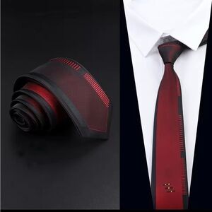 Men's Ties Fashion Luxury Red